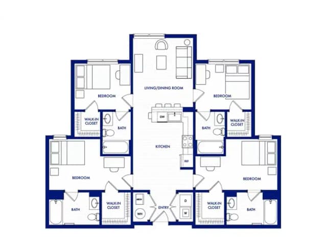 The Burrows 4x4 - 4 Bed 4 Bath main photo