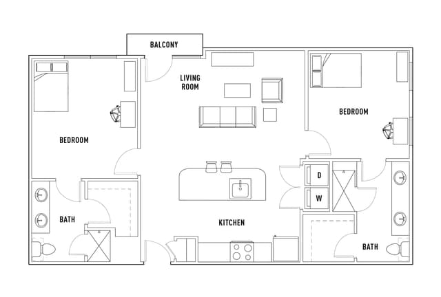 Vintage: 2 Bed - 2 Bath A main photo
