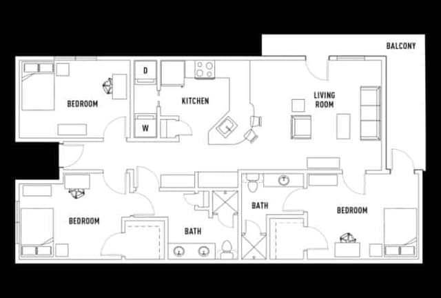 Room in Texan: 3 Bed - 2 Bath A main photo