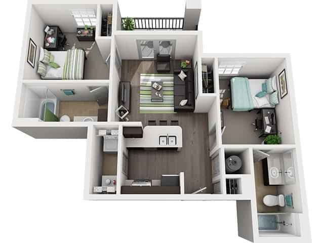 2 Bed 2 Bath main photo