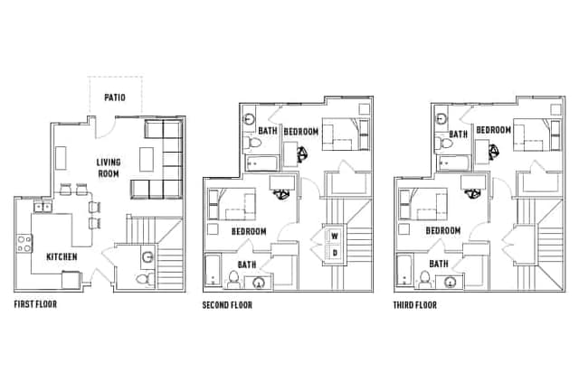 Room in 4 Bed - 4.5 Bath Townhome main photo