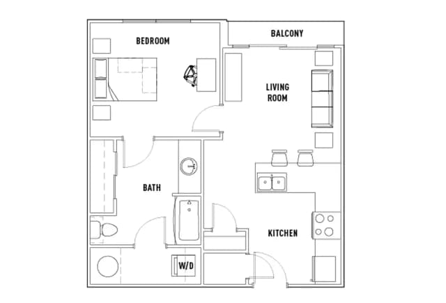 1 Bed - 1 Bath A - Smart main photo