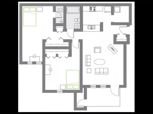 Room in 2 Bedroom 1.5 Bathroom | C 2nd floor-wm211f2 main photo