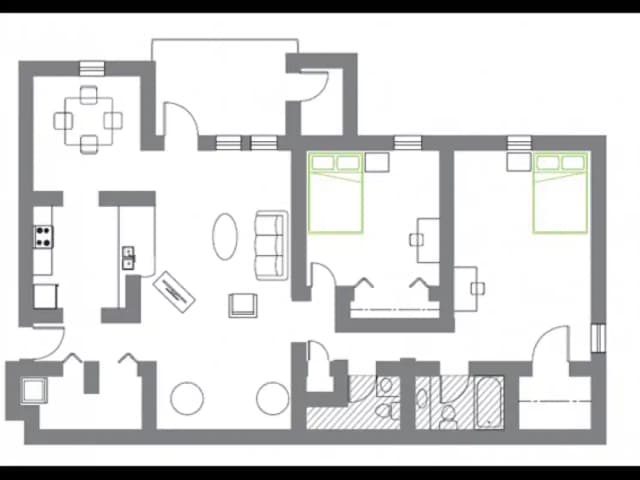 Room in 2 Bedroom 2 Bathroom | E 2nd floor-wm220f2 main photo