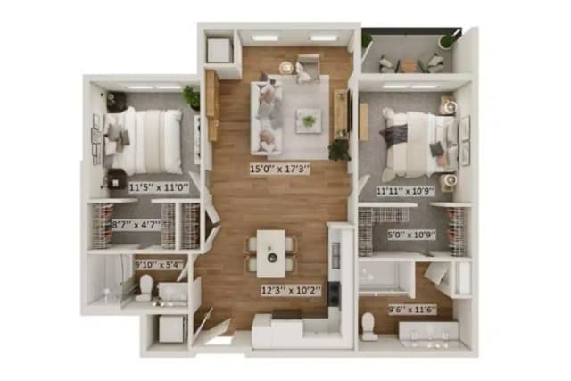 Harriet B - Income Restricted - 2 Bed 2 Bath main photo