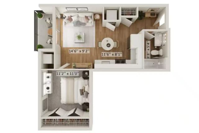 Cedar A - 1 Bed 1 Bath main photo