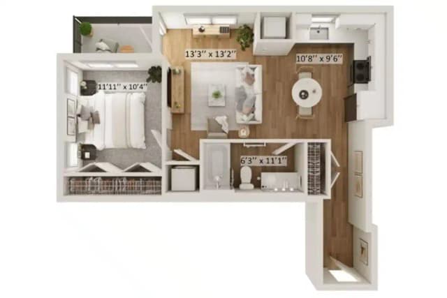 Cedar B - 1 Bed 1 Bath main photo