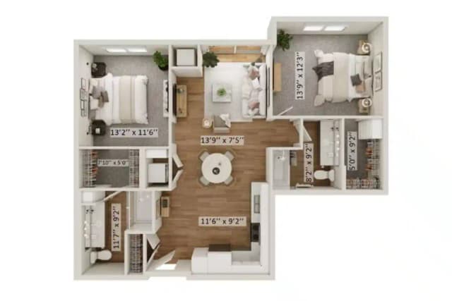 Harriet C - Income Restricted - 2 Bed 2 Bath main photo