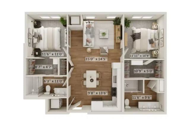 Wirth A - Income Restricted - 2 Bed 2 Bath main photo