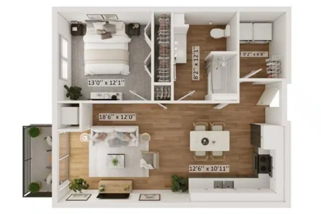 Parker J - 1 Bed 1 Bath main photo