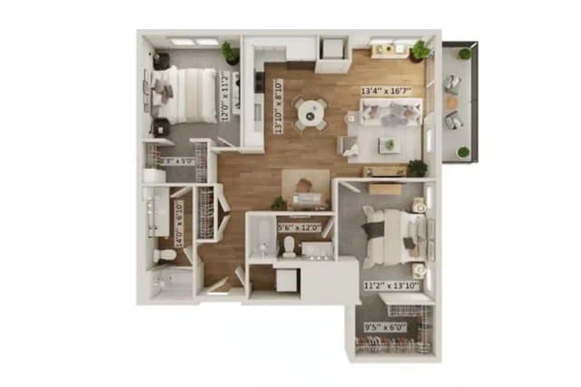 Harriet A - 2 Bed 2 Bath main photo