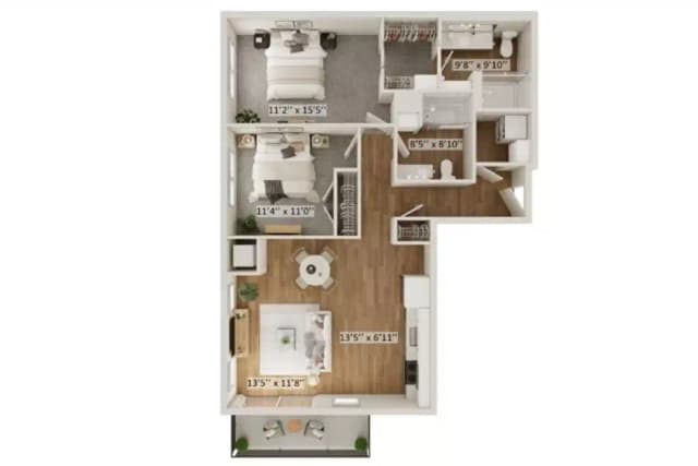 Wirth B - 2 Bed 2 Bath main photo