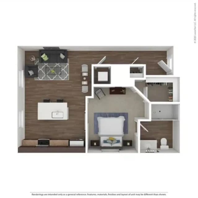 E1 - 1 Bed 1 Bath main photo