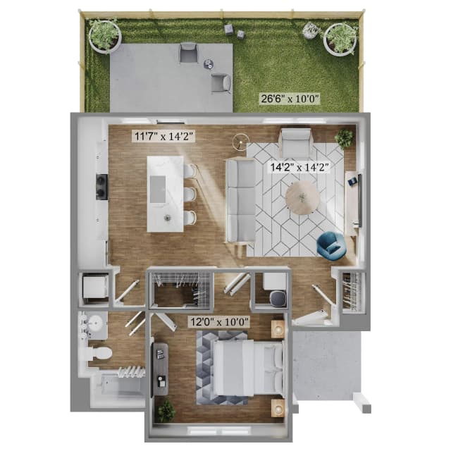 The Haven - 1 Bed 1 Bath main photo