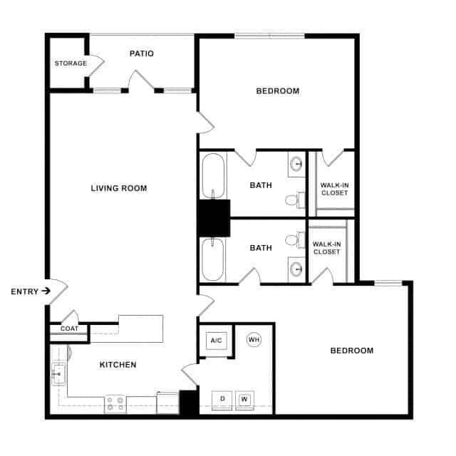 2 Bedroom 2 Bathroom main photo