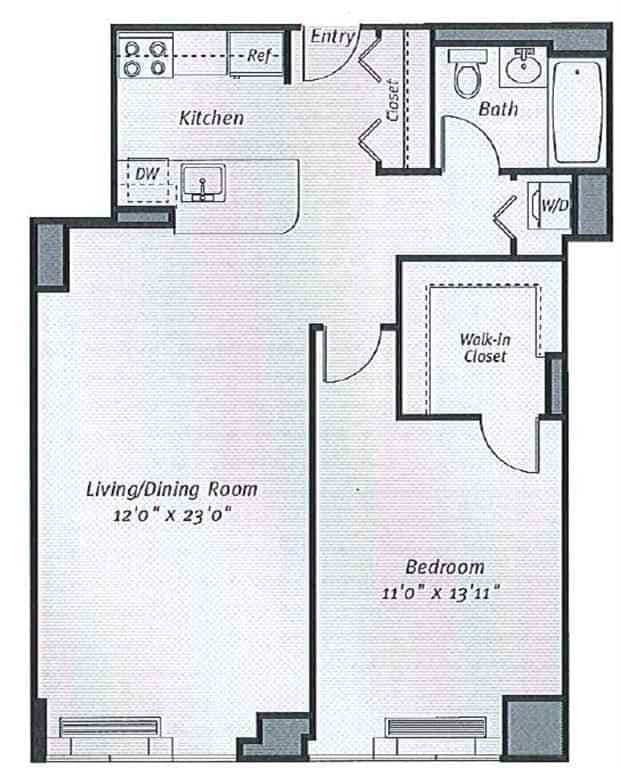 1 Bed 1 Bath main photo