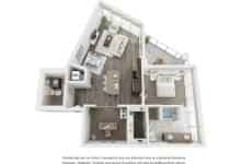 1 Bed 2 Bath main photo