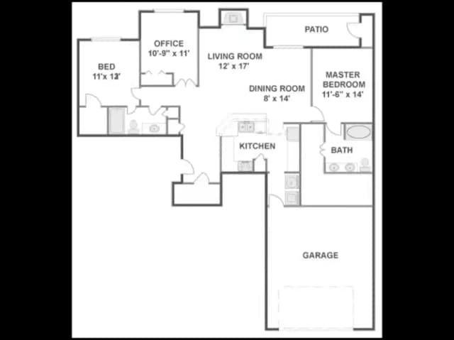 3 Bed 2 Bath With Garage main photo