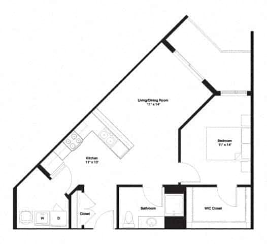 1 Bedroom 1 Bathroom main photo