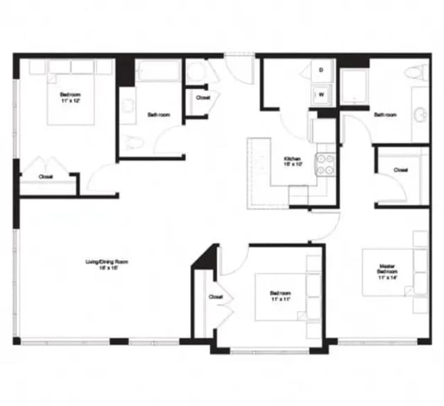 3 Bedroom 2 Bathroom main photo