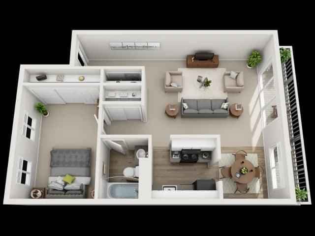 1 Bed 1 Bath main photo