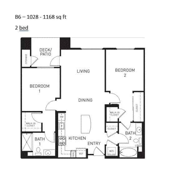 2 Bed 2 Bath main photo