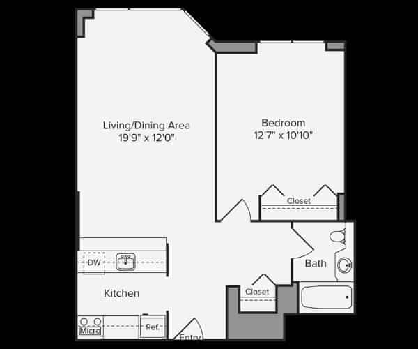 1 Bed 1 Bath main photo