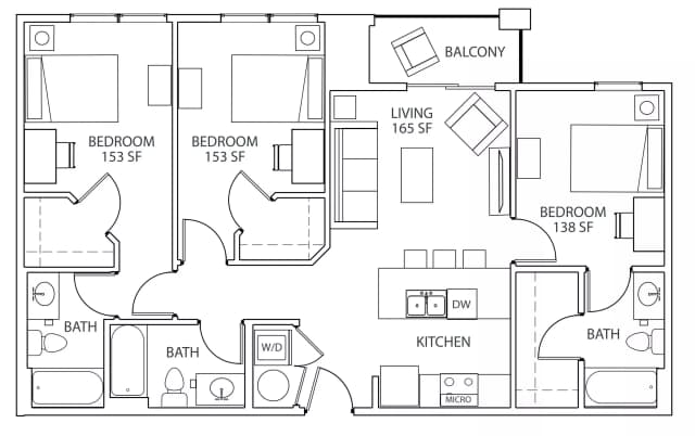 3 Bed 3 Bath main photo