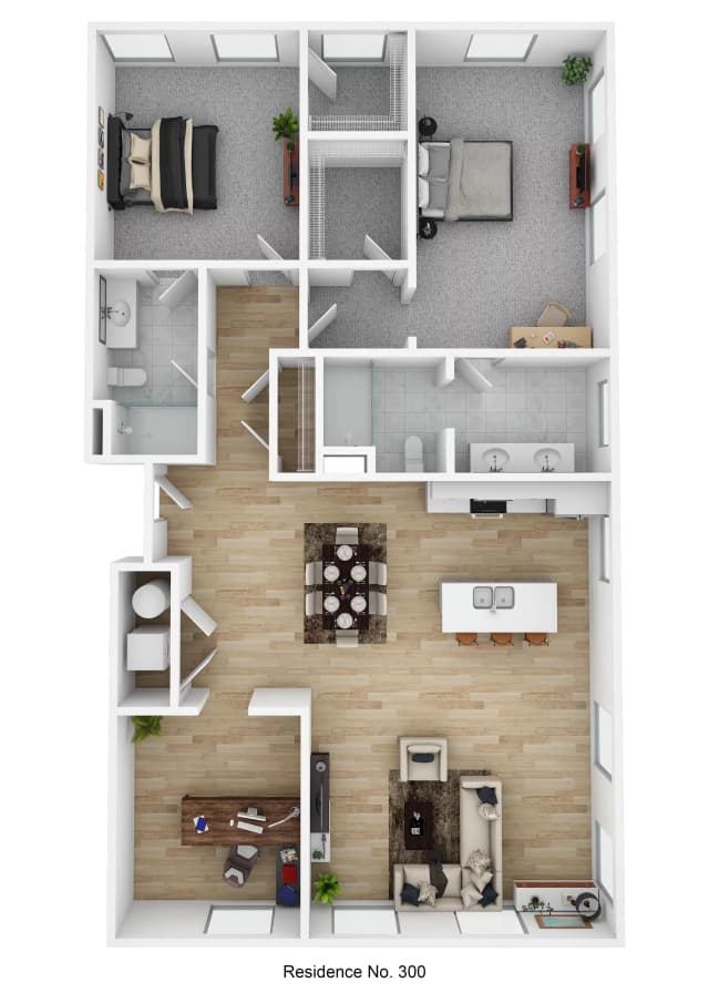 Residence No. 300 With Den - 2 Bed 2 Bath main photo