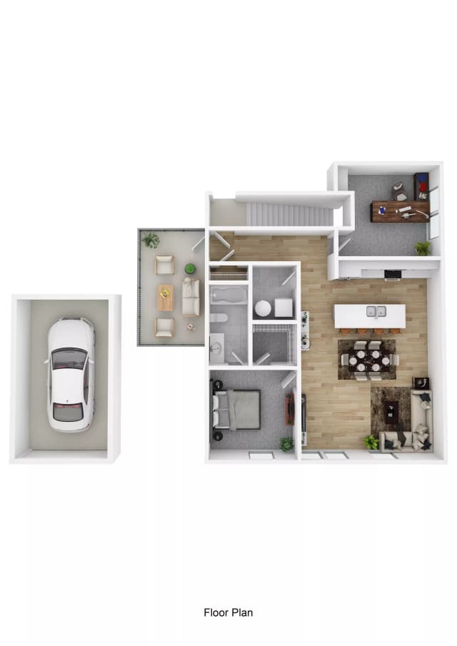 Residence No. 101 Carriage Home with Den - 1 Bed 1 Bath main photo