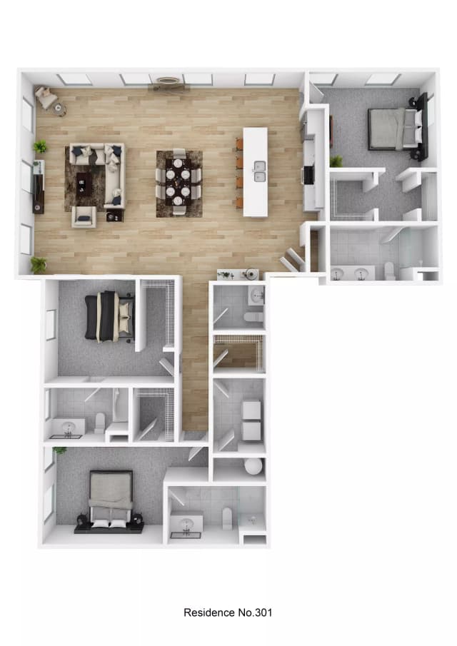 Residence No. 301 - 3 Bed 3.5 Bath main photo