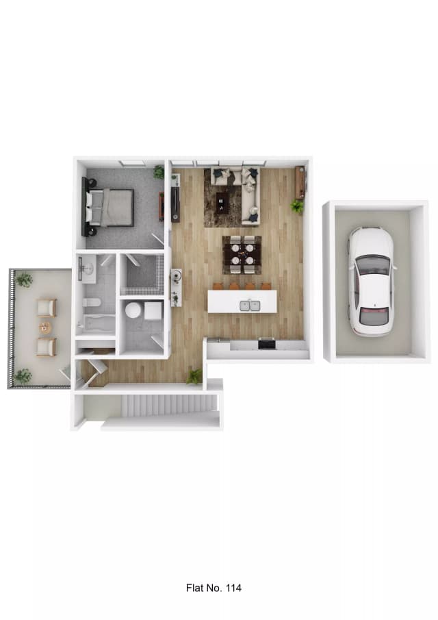 Flat No. 114 Carriage Home - 1 Bed 1 Bath main photo