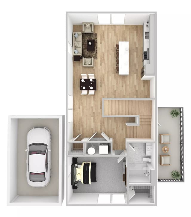 Flat No. 117 Carriage Home - 1 Bed 1 Bath main photo