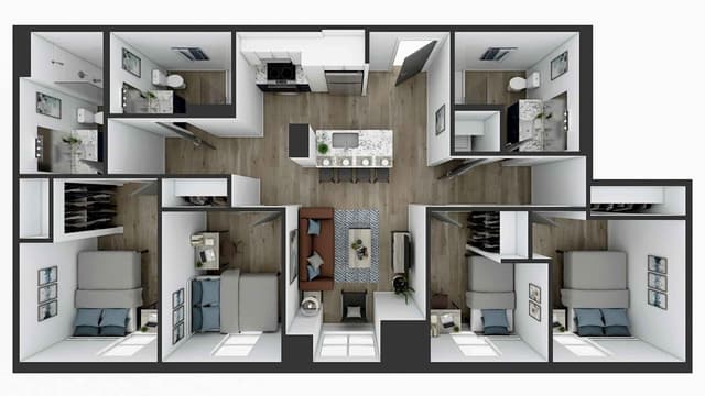 4 Bedroom 3 Bathroom Apartment main photo