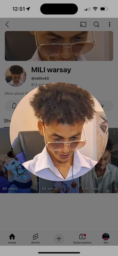 Profile Picture main user avatar