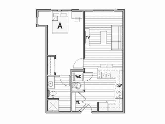 1 Bedroom 1 Bathroom | 1x1 Terrace main photo