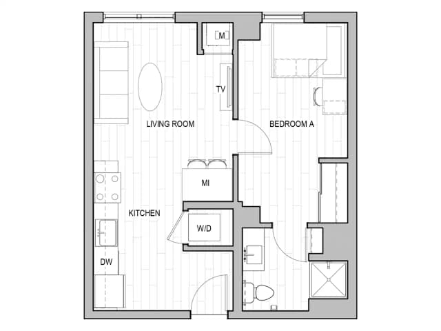 1 Bedroom 1 Bathroom | 1x1 Affordable main photo