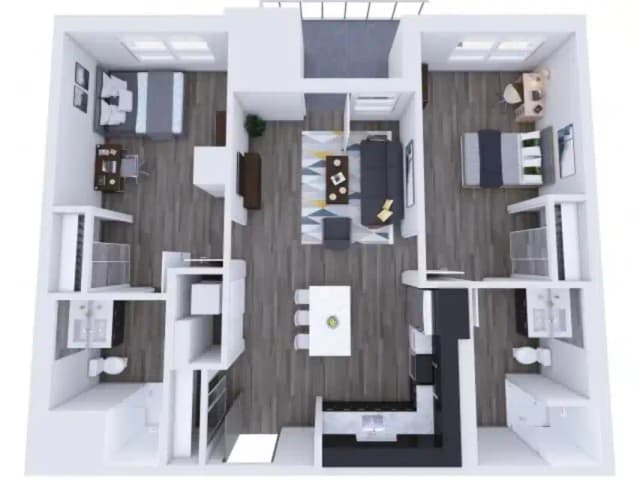 Room in 2 Bedroom 2 Bathroom | 2x2 A main photo