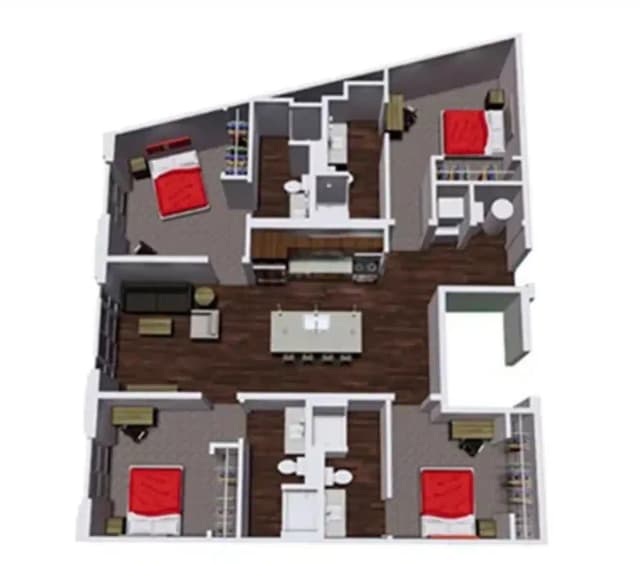 4x4 Ancillary | Room in 4 Bedroom 4 Bathroom main photo