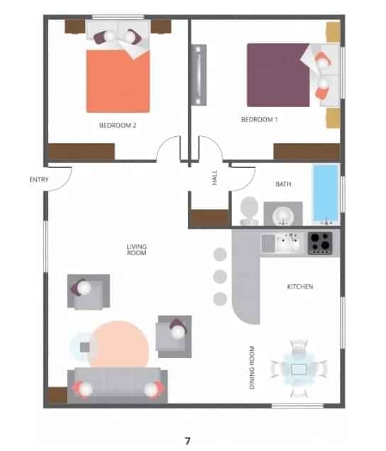 2 Bed 1 Bath main photo