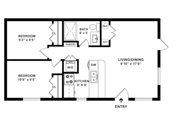 2 Bed 1 Bath main photo