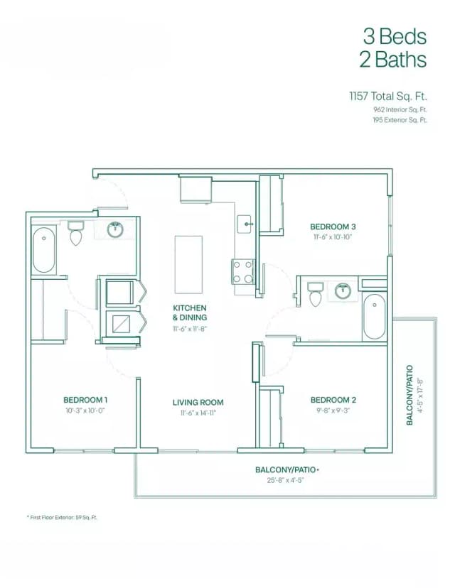 3 Bed 2 Bath main photo