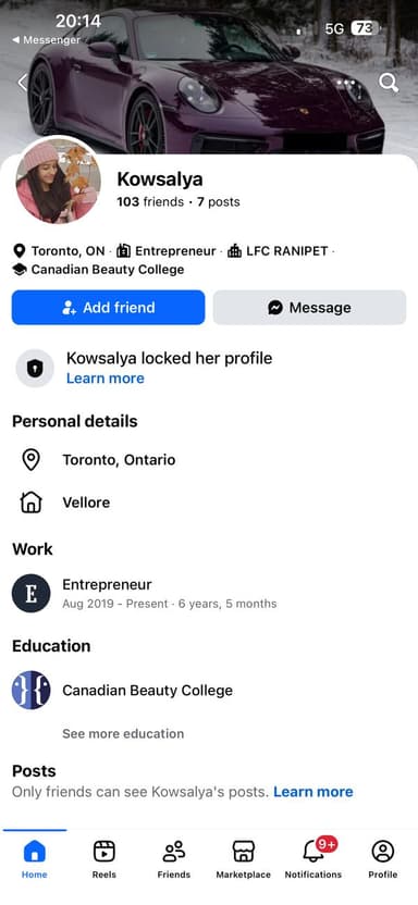 Profile Picture main user avatar