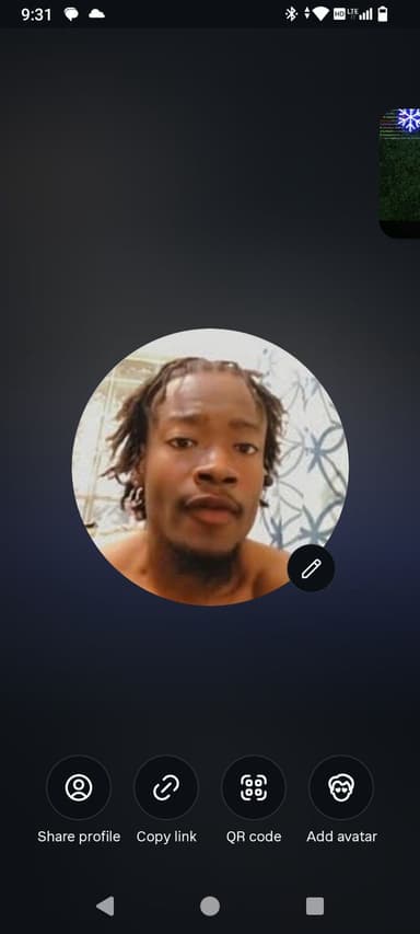 Profile Picture main user avatar